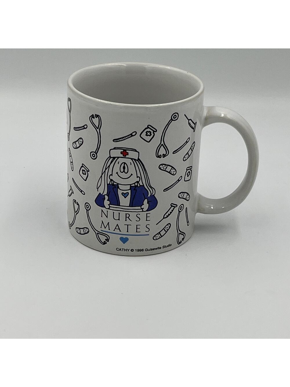 Nurse Mates Cathy Vintage 1996 Nurse Coffee Mug Medical Theme